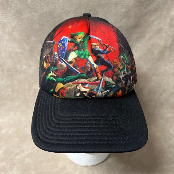 The Legend of Zelda Characters Trucker Adjustable Snapback Cap/Hat - Picture 6 of 8